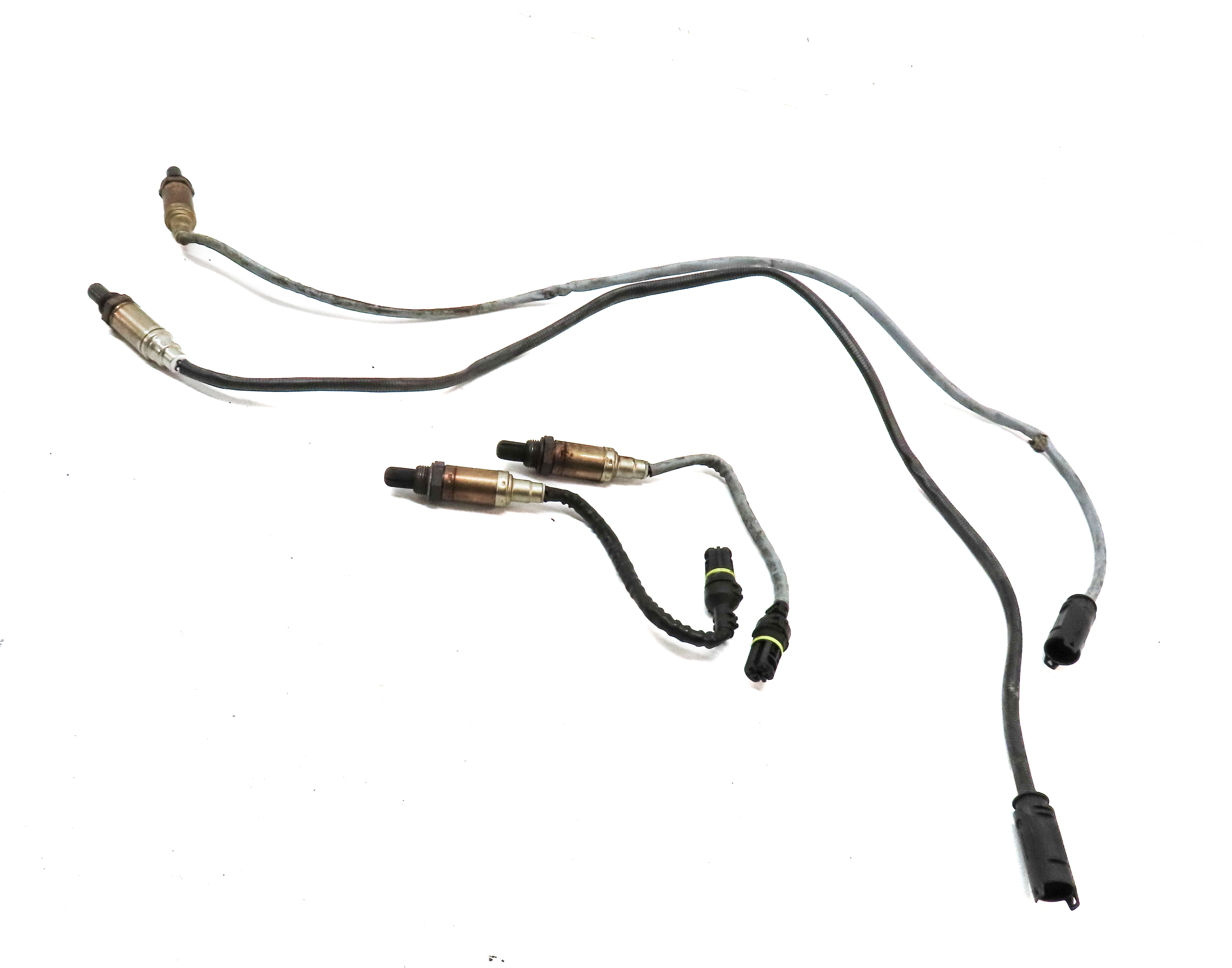 03 BMW Z4 CONVERTIBLE E85 2.5L (M54) ENGINE OXYGEN O2 LAMBDA PROBE SENSOR SET/4 — exact item pictured